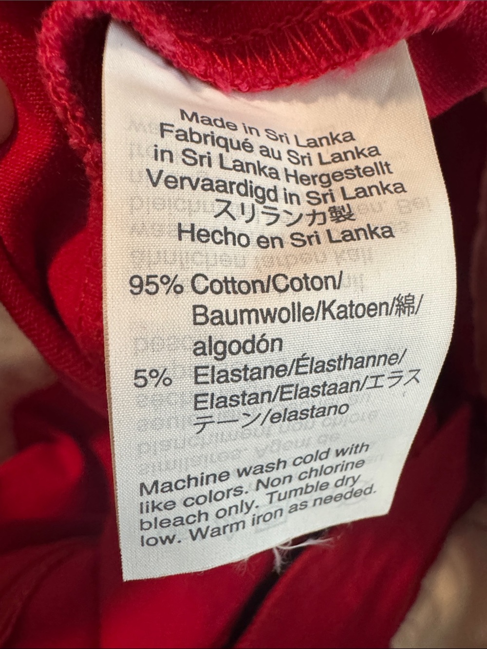 J. Crew Mercantile Red Cotton Slim Fit Dress Pants Size 8 - Picture 10 of 10